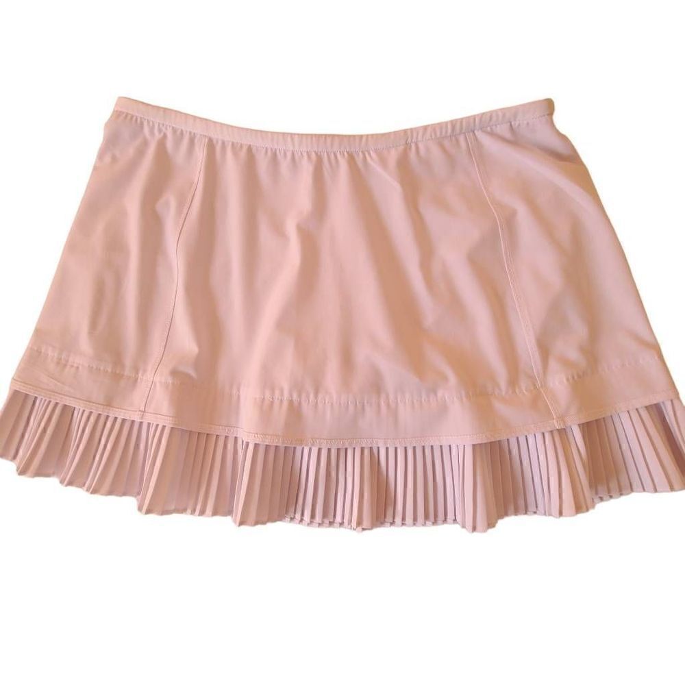 IBKUL Womens White Athletic Tennis Skort Large